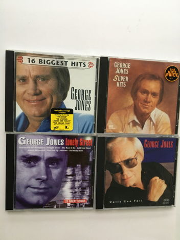 Country music George Jones  Cd lot of 4 cds