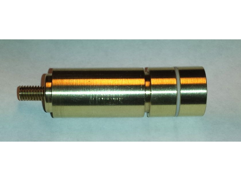 Expressimo Audio BRASS END STUB WITH ULTRA FINE VTF ADJUSTMENT AND HALF MOON HEAVY WEIGHT