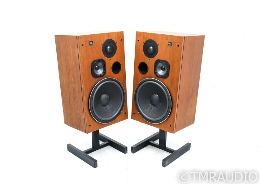 JBL 120Ti Vintage Speakers; 120-Ti; Oiled Teak Pair w/ Stands and Boxes; Mint (30087)