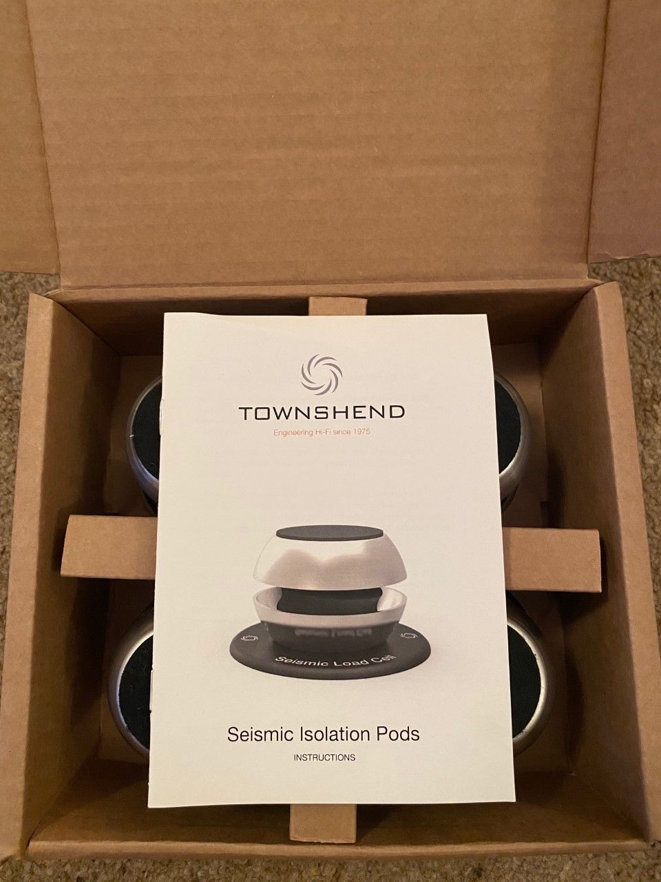 Townshend Audio Seismic 'Low frequency' Isolation Pods ... 5