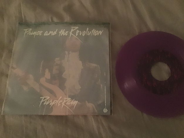 Prince  Purple Rain/God Purple Vinyl 45 With Sleeve