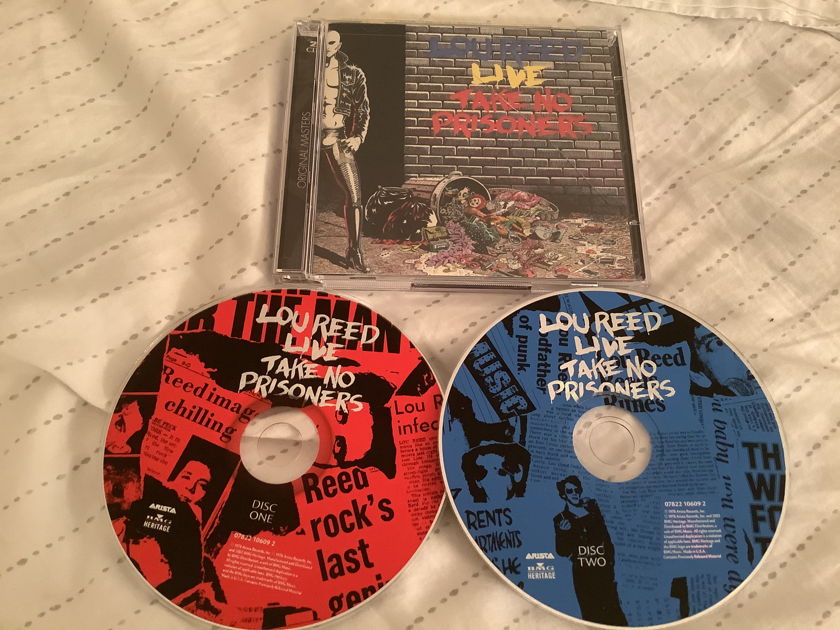Lou Reed 2 Disc Live Binaural Sound Take No Prisoners