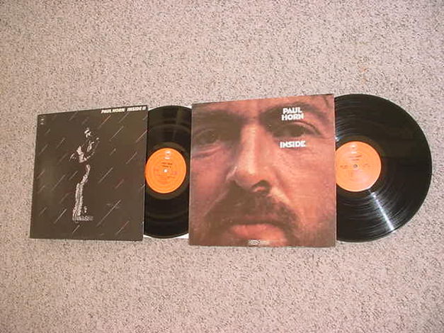 JAZZ Paul Horn 2 lp records - INSIDE AND INSIDE II  SEE...