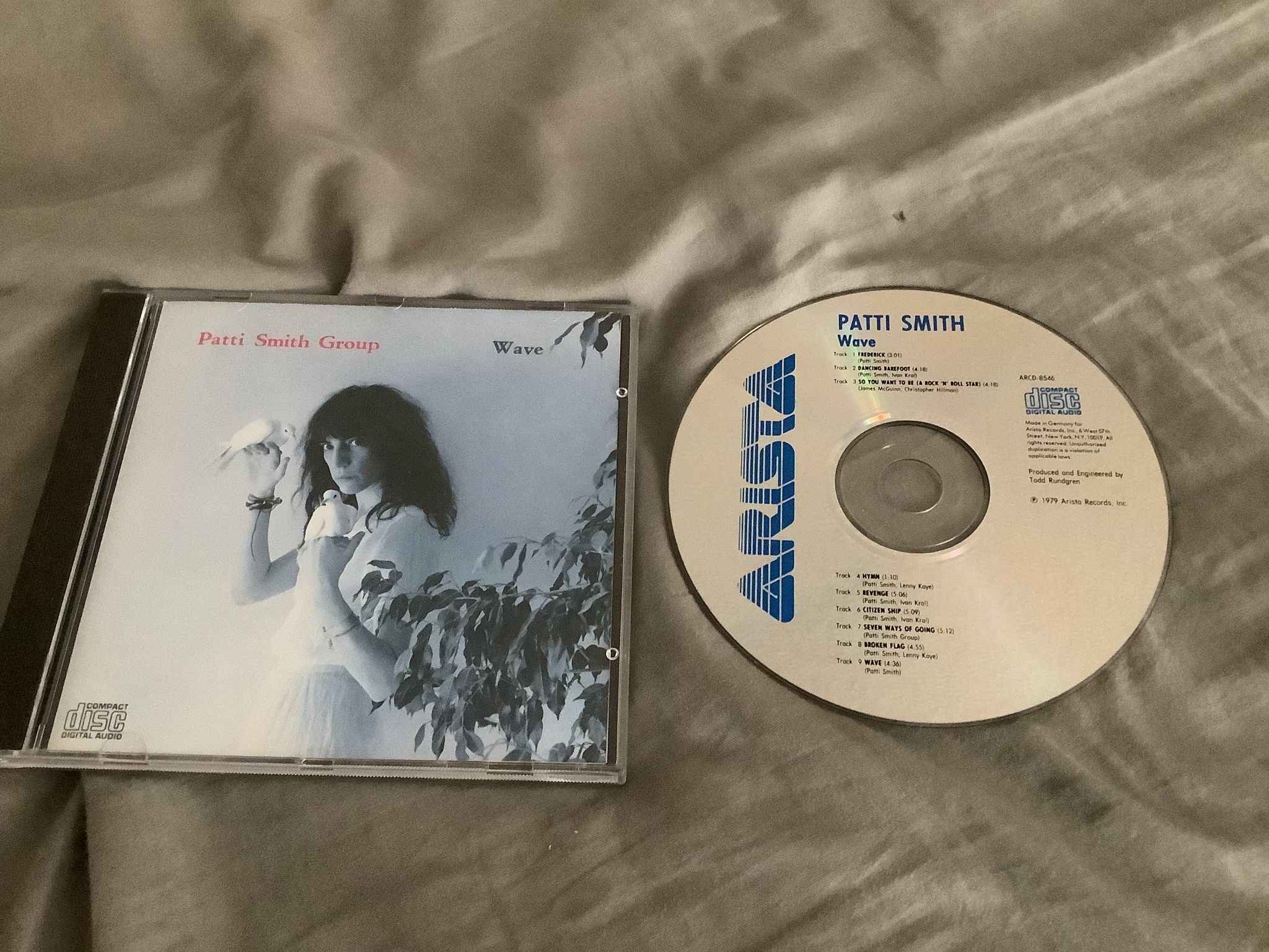 Patti Smith Group Arista Germany CD Wave