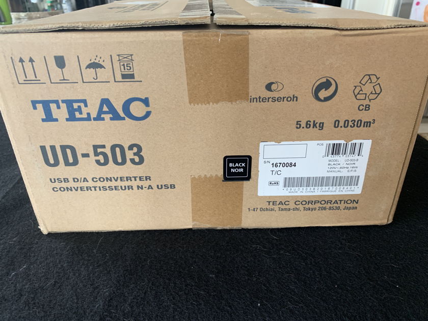 Teac UD-503 HiRes DSD DAC Brand New Complete Factory packaging