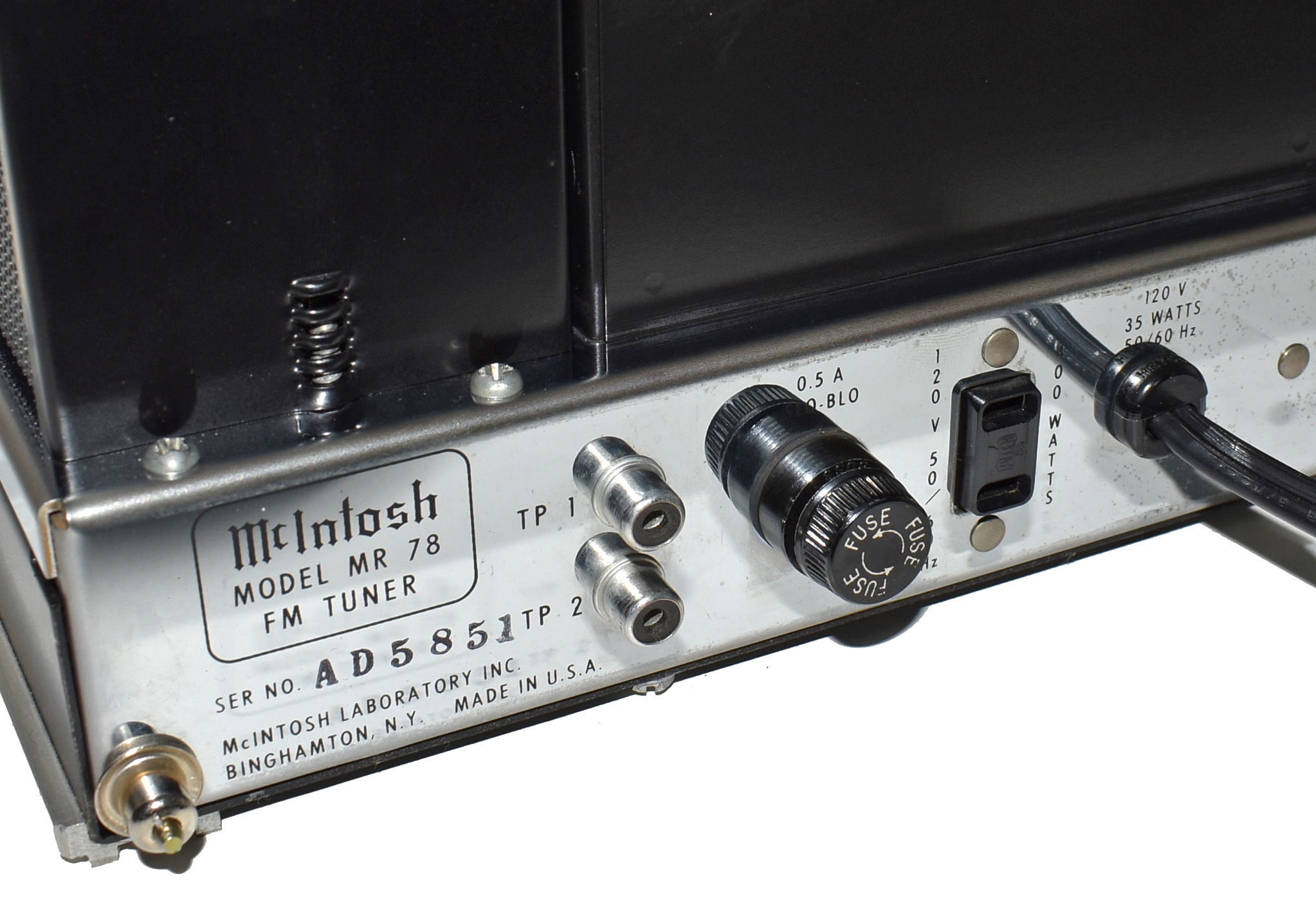 McIntosh MR 78 Solid State Digital FM Stereo TUNER Radio 10