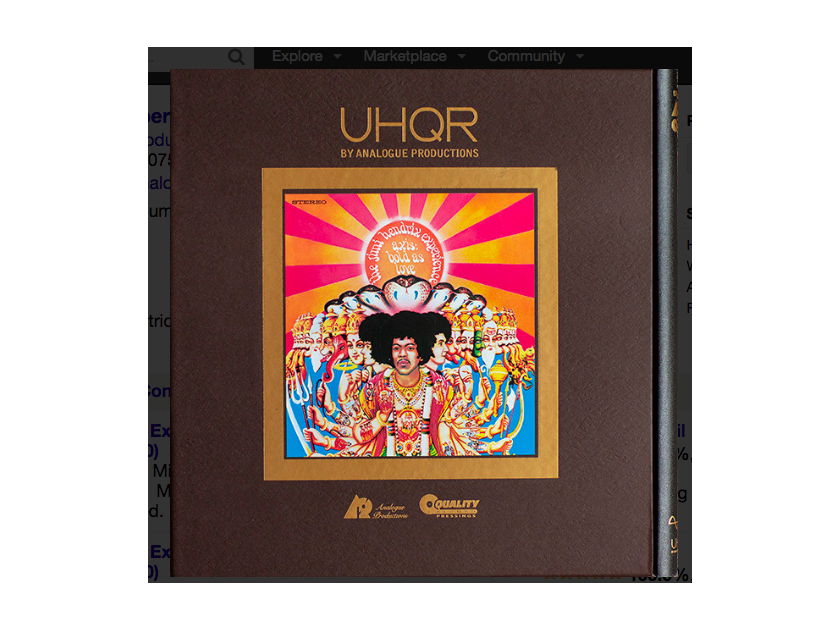 Jimi Hendrix & Jethro Tull - new UHQR Pressings (Hendrix - "Axis Bold as Love" & Tull - "Aqualung")