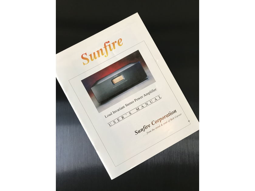 Sunfire 300x2 Stereo Power Amplifier