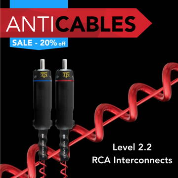 ANTICABLES Level 2.2 "Performance Series" Analog RCA IC...