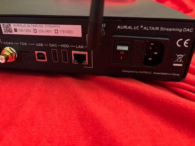 Auralic Altair Wireless Streamer DAC 2