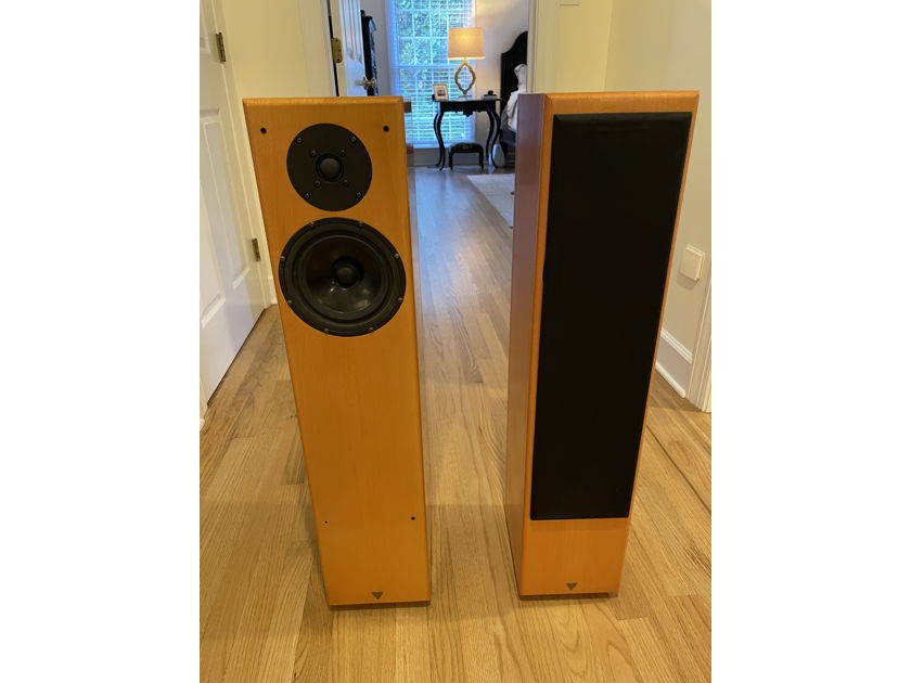 Vienna Acoustics Bach speakers in excellent condition with AQ speaker wire