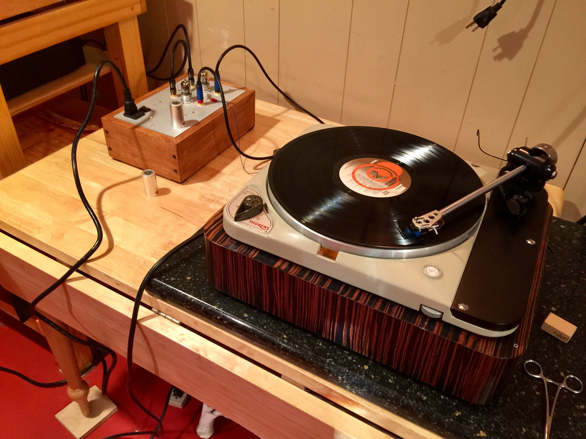 Thorens TD124 into Bottlehead Foreplay