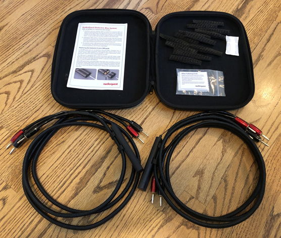AudioQuest Rocket 88 Bi-Wire Speaker Cables /8 Feet/Sil...