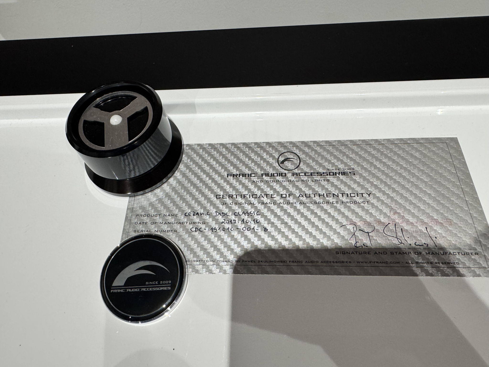 Franc Audio Accessories Ceramic Disc Classic Set of 3 4