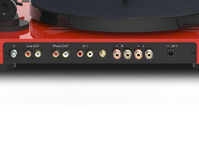 Pro-Ject Juke Box E1 Turntable with Factory-Installed Ortofon OM5e Cartridge, Bluetooth, Line-In, 25WRMS - All You Add Are Speakers