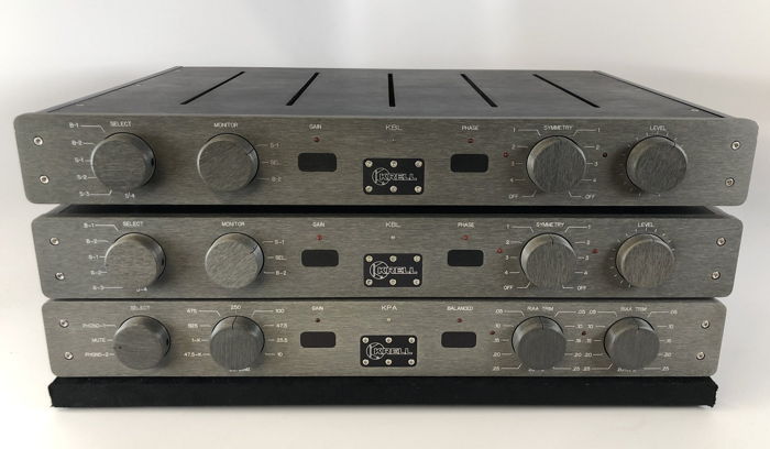 Krell KBL DUAL MONO Preamp Stack with KPA Phono Section...