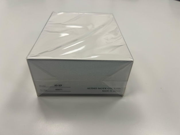 Kondo AudioNote Japan IO-XP - brand new, f... For Sale | Audiogon