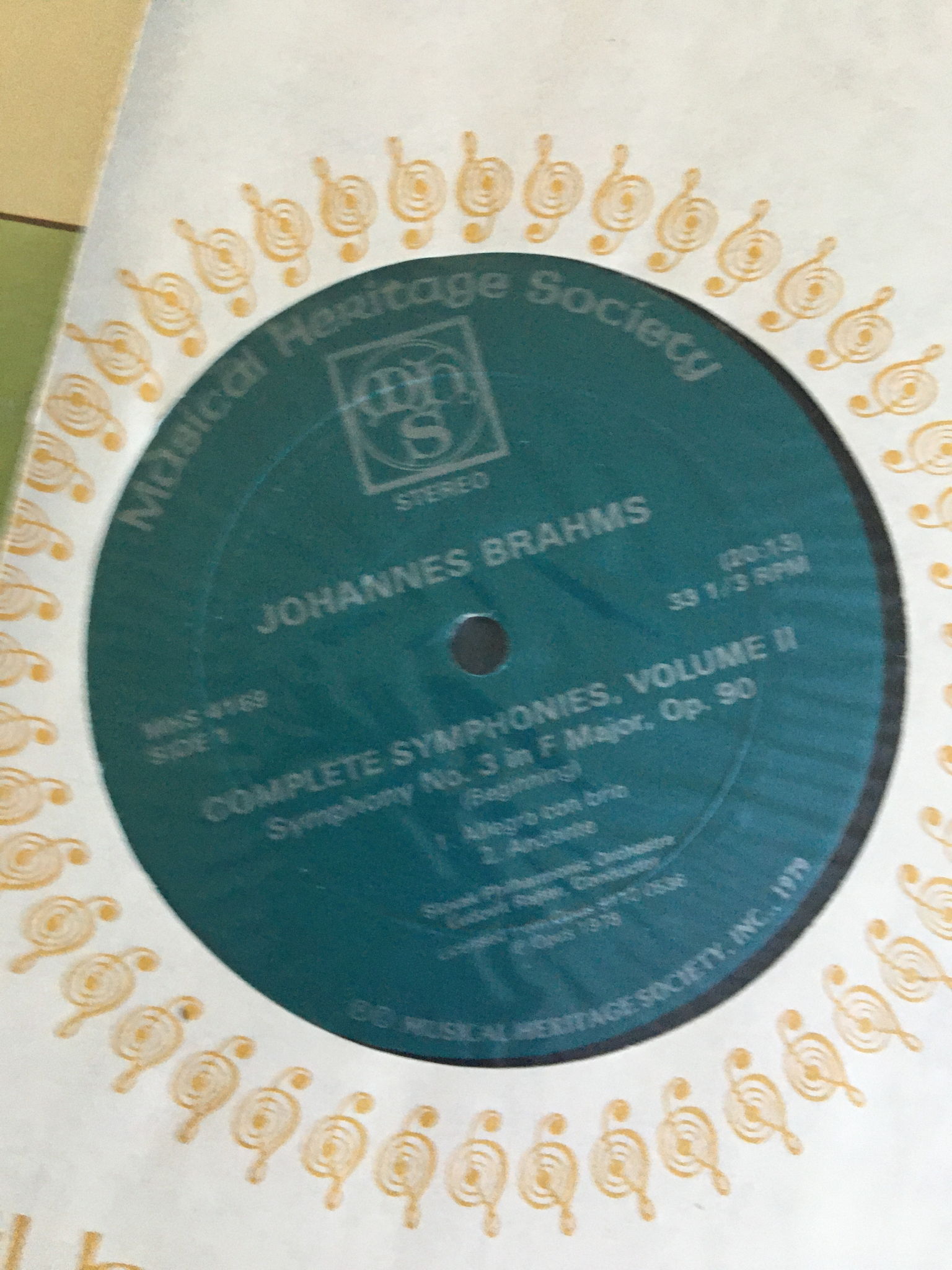 MHS Musical Heritage Society Johannes Brahms  Complete ... 12