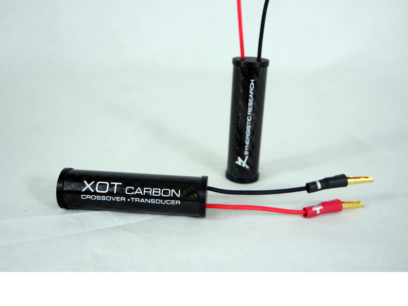 Synergistic Research XOT Carbon - Crossover Transducer - very effective, big improvement!