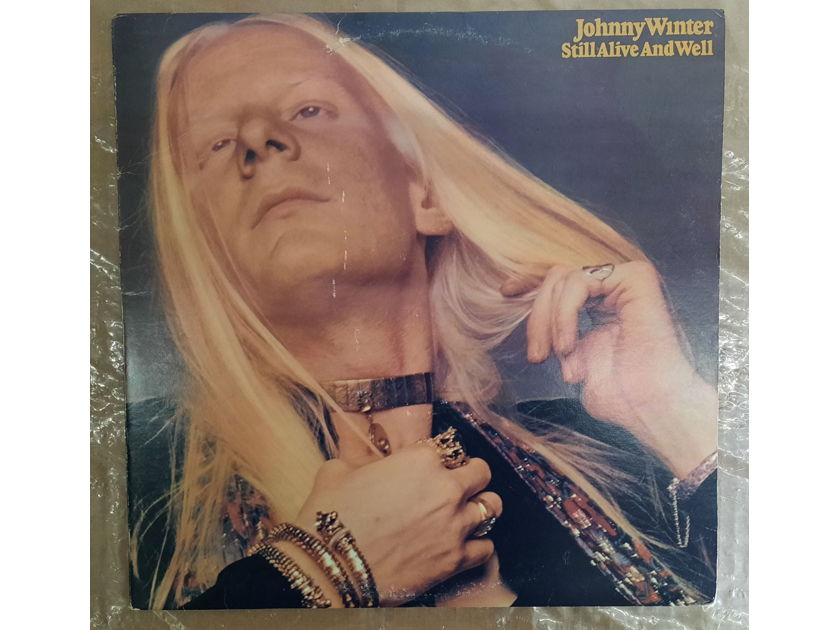 Johnny Winter - Still Alive And Well 1973 EX+ ORIGINAL VINYL LP  Columbia KC 32188
