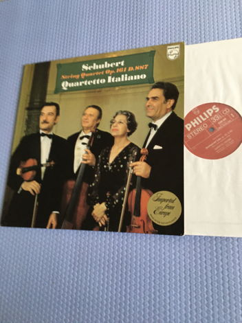 Schubert Quartetto Italiano Lp record Philips  String Q...