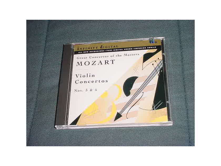 1994 Infinity digital classical cd MOZART Violin concertos nos 3 & 5