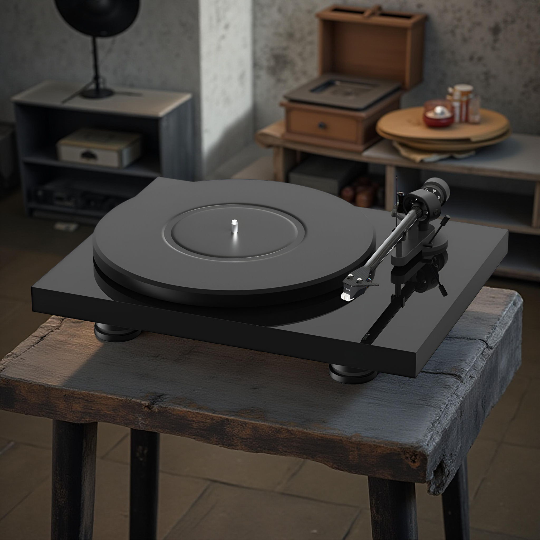 Pro-Ject Debut Carbon EVO Turntable with Rainier Cartri...