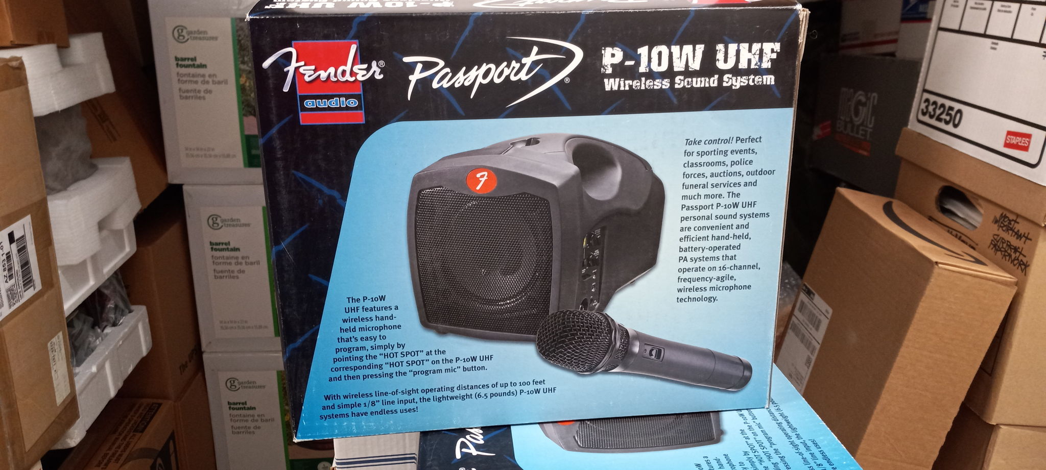 Fender Compact Mini Wireless UHF Portable PA System - P... 7