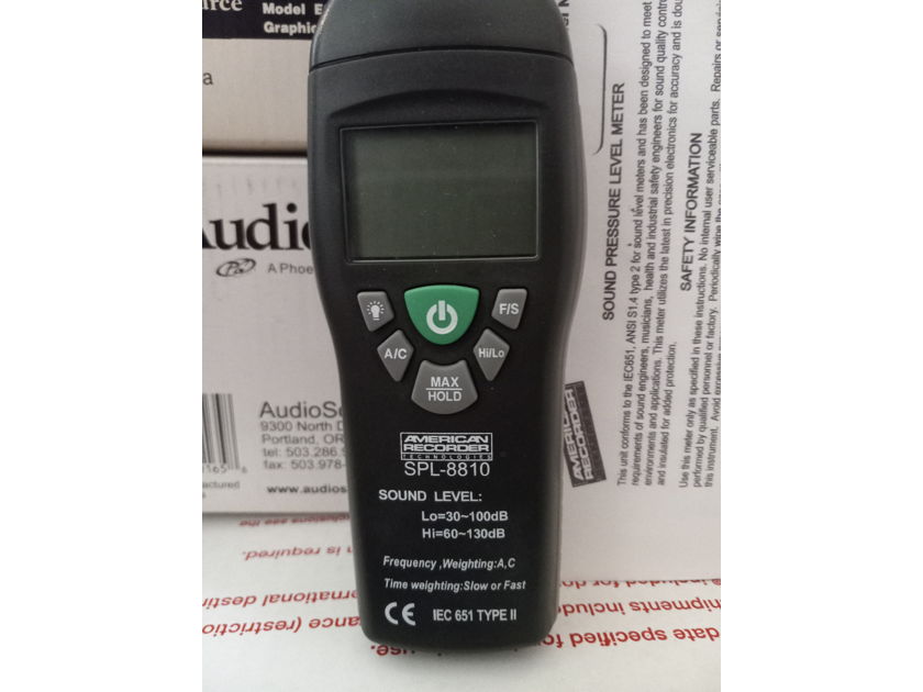 American Recorder model SPL-8810 SOUND PRESSURE METER - PLEASE MAKE A REASONABLE WIN/WIN OFFER - Brand New Flawless Perfect $295.00 NEW REVISED PRICE REDUCTION OFFER