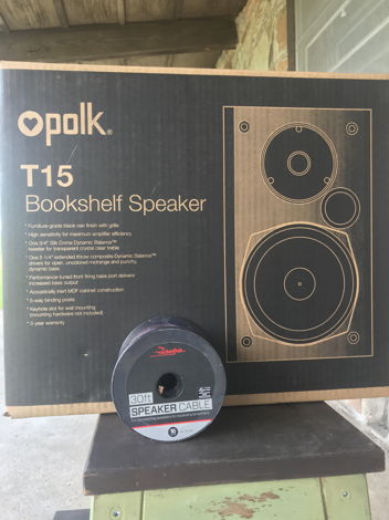 Polk T15 Bookshelf Speakers