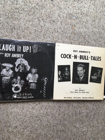 Comedy Roy Awbrey 2 Lp records 1 sealed  Laugh it up an...