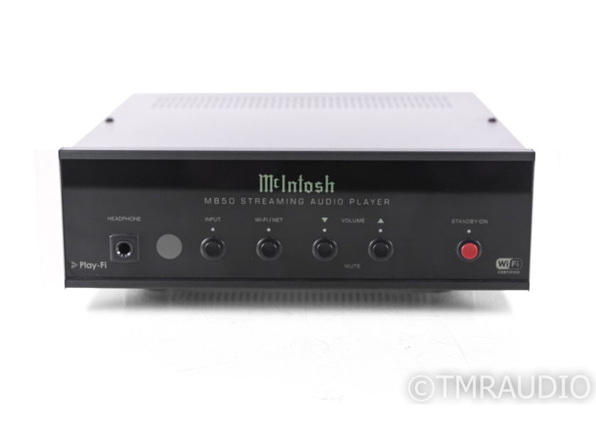McIntosh MB50 Wireless Network Streamer; MB-50; Remote (20800)
