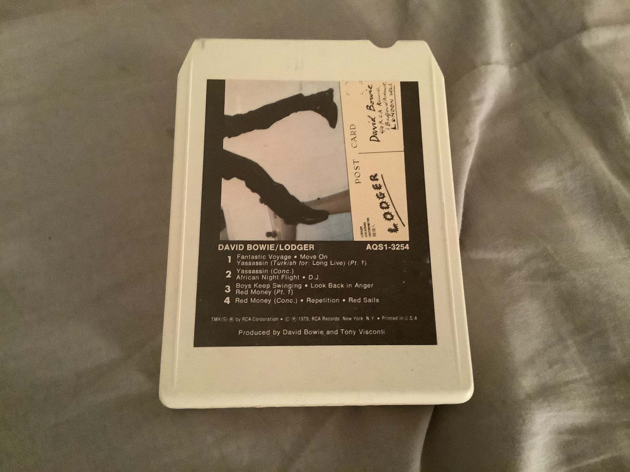 David Bowie 8 Track Tape  Lodger