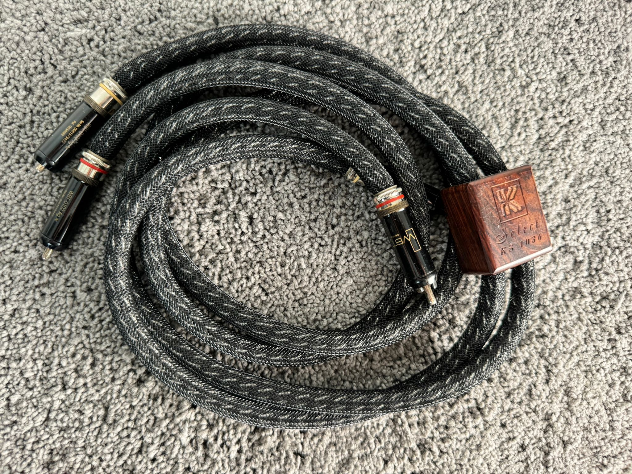 Kimber Kable KS-1036 RCA cable in 1m 8