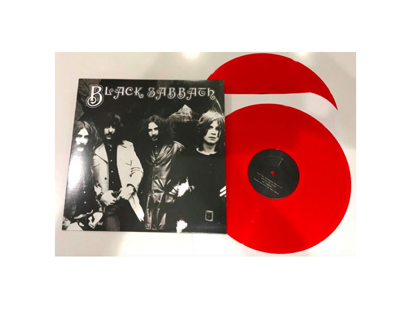 Black Sabbath - Live At Convention Hall 1975 "Ashbury", New Jersey 2LPs in Red Vinyl - New UnPlayed - IMPORT