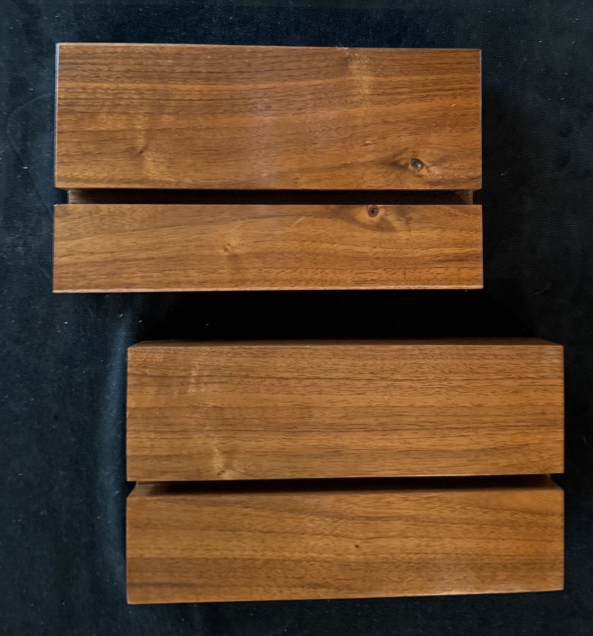 Hand Made  100% Solid Walnut LP Holder, Displays one LP... 4