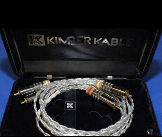 Kimber Kable KCAG 1m pair w/ WBT 0108’s