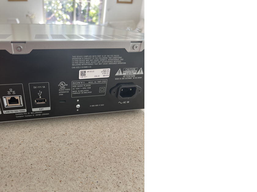Sony HAP Z1ES Digital Music Server Music Servers & Docks Audiogon