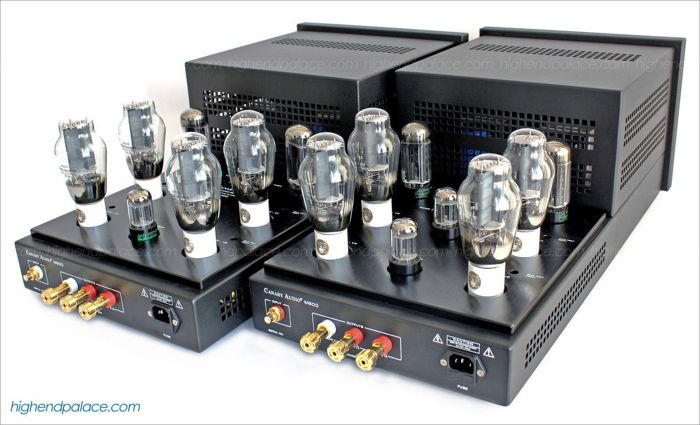 Pure CLASS A Monoblocks with eight 300B Gold Lion outpu...
