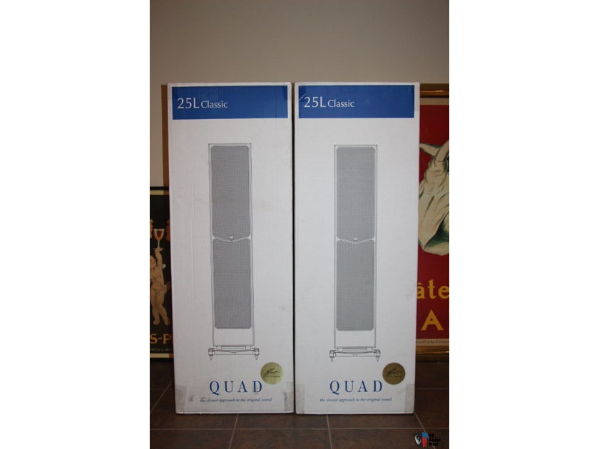 QUAD 25L Signature Edition 3-way speakers. NEW. Rare!