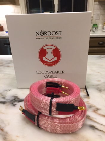 Pair of Nordost Heimdall 2 speaker cables 4 meters with...