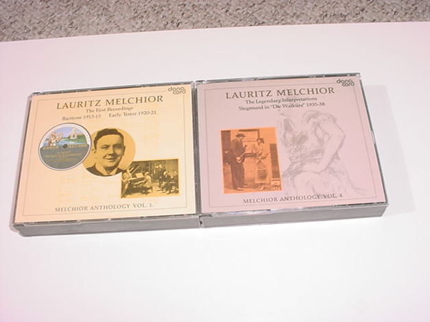 Lauritz Melchior 2 double cd sets - first recordings ba...