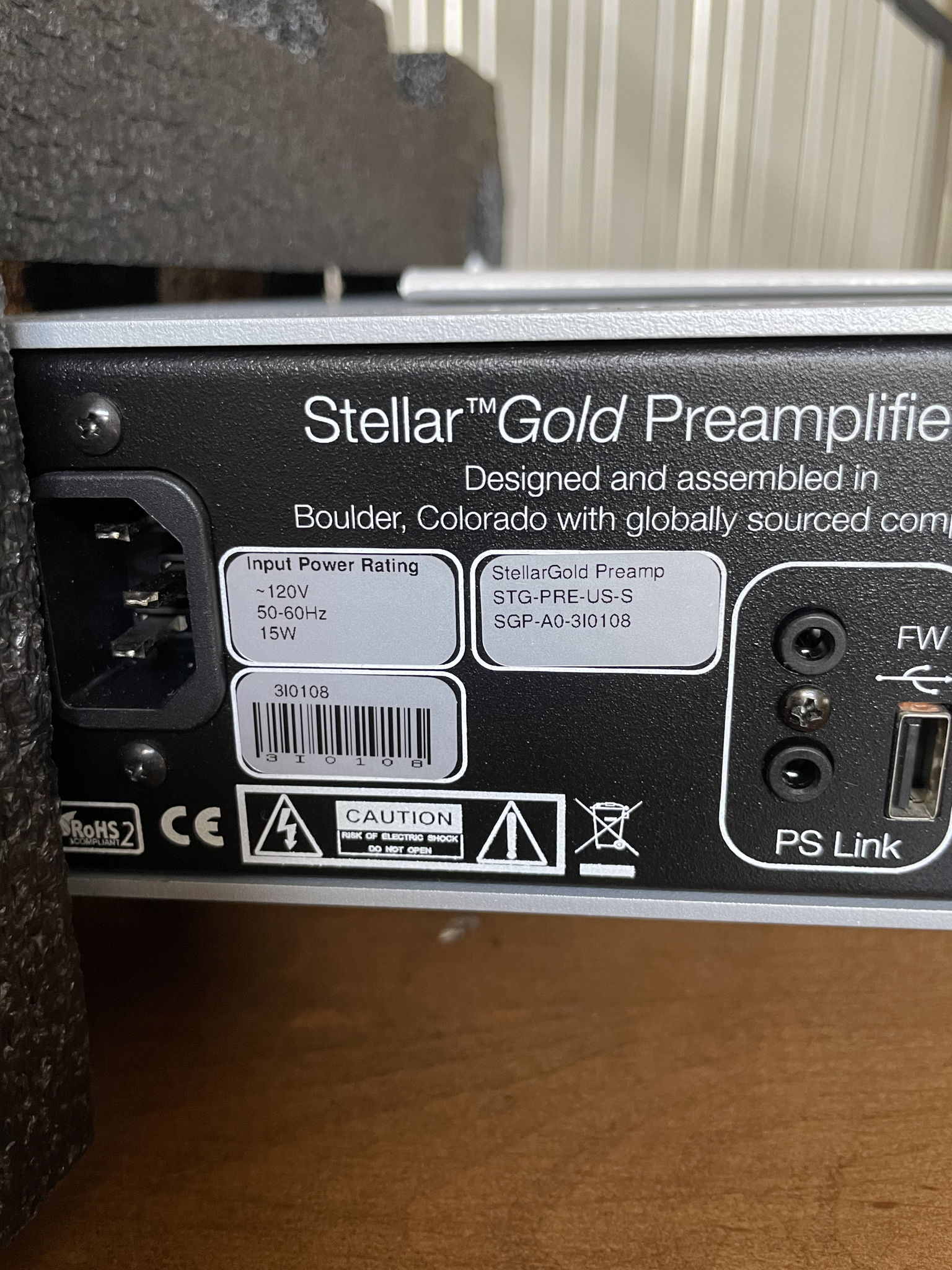 PS Audio Stellar Gold Preamp 3