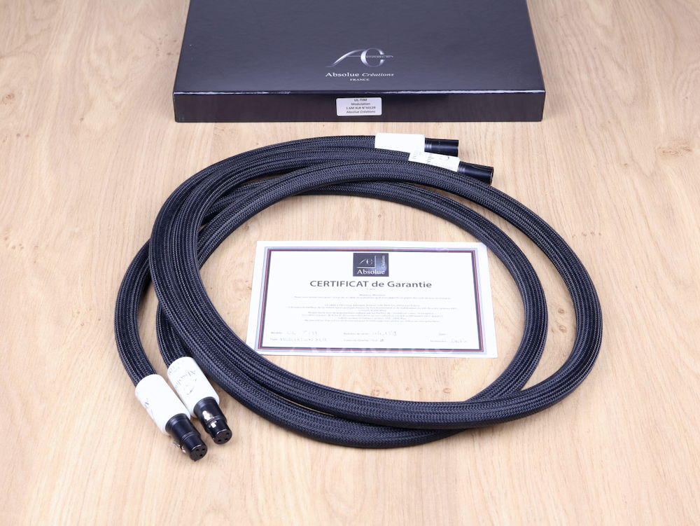 Absolue Creations UL-TIM highend audio interconnects XL...