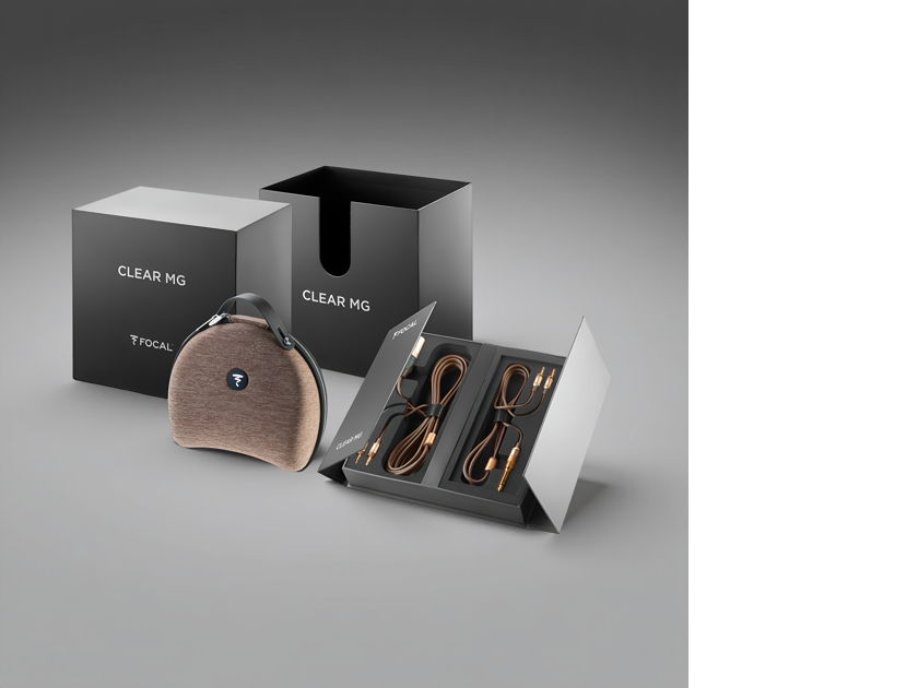 Focal Clear Mg Open-Back Headphones - Brown - 40% Off