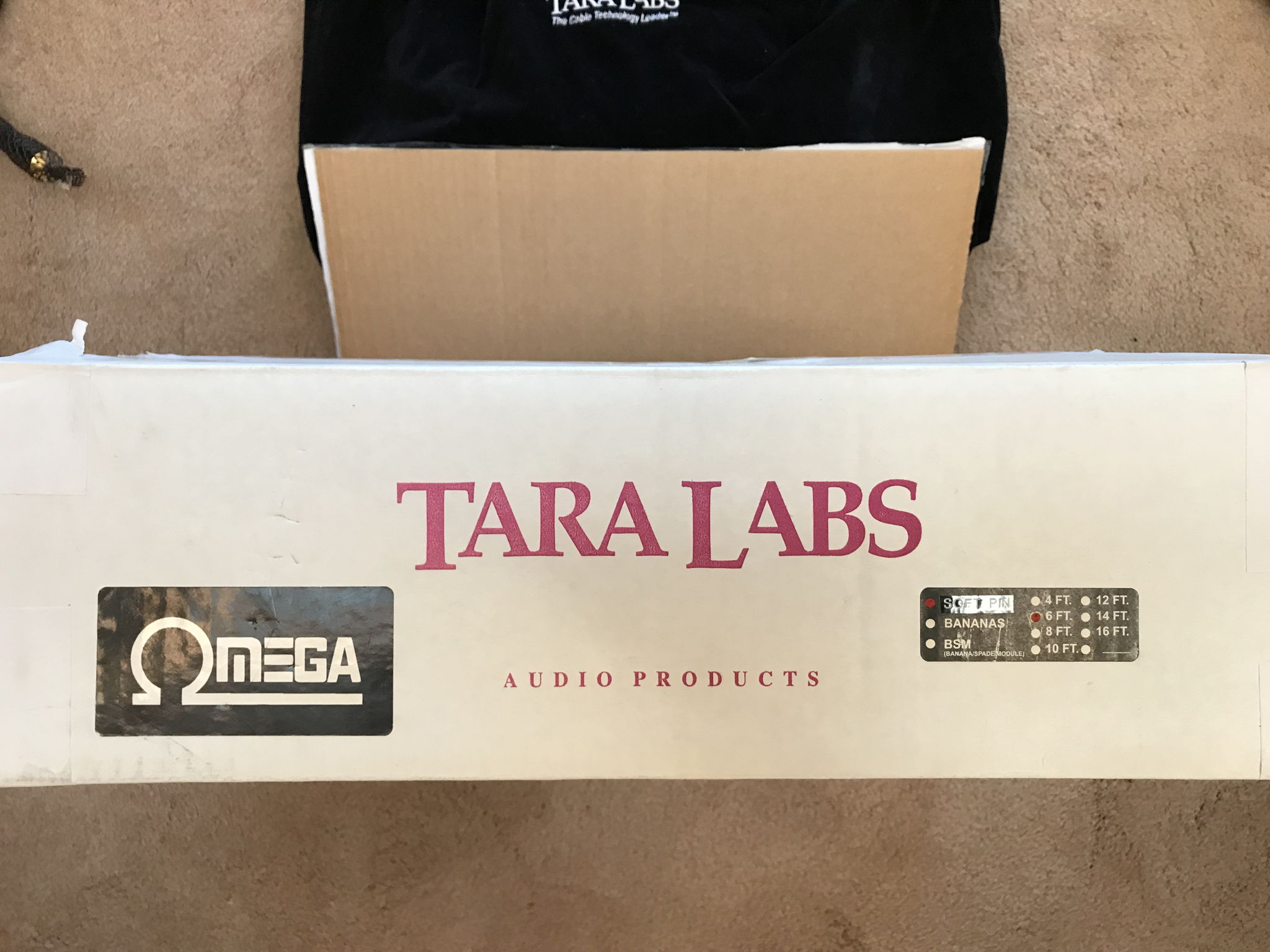 Tara Labs Omega GOLD speaker cables = Amazing Price !!! 2