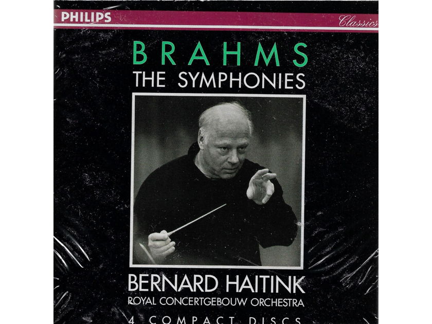 BRAHMS 4 SYMPHONIES, etc - Bernard Haitink 4CD Philips