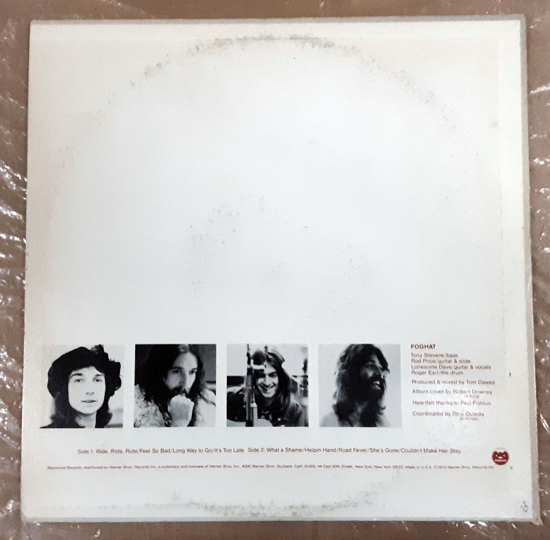 Foghat – Foghat 1973 EX+ VINTAGE VINYL LP Classic Rock ... 2