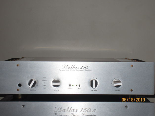 Belles 250i Integrated amp  w/ tube pre & solid state p...