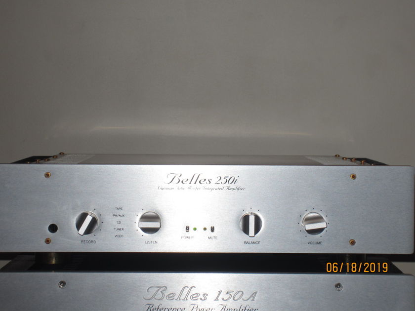 Belles 250i Integrated amp  w/ tube pre & solid state power amp PRICE DROP!